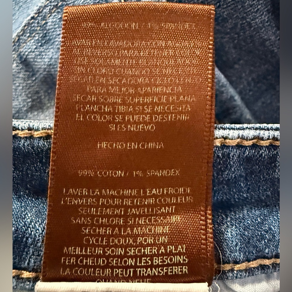 Kut from the Kloth Catherine Mid-Rise Boyfriend Distressed Jeans Sz 14 - Picture 6 of 12